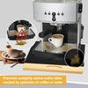 MinBoo Bamboo Appliance Slider,Sliding Tray for Coffee Maker, Kitchen Countertop