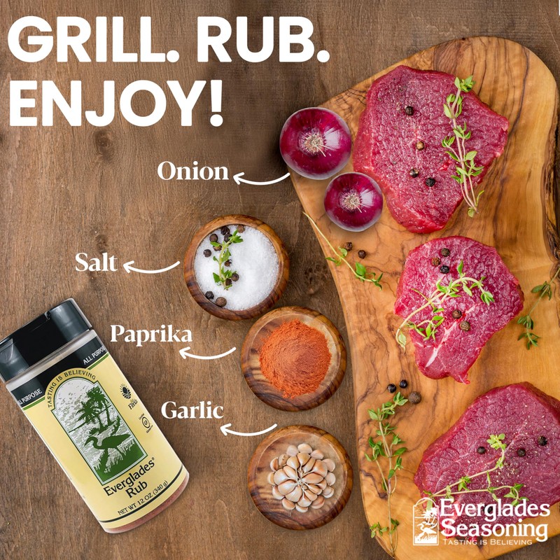 Everglades Rub Seasoning - Sweet & Spicy Blend for Pork,