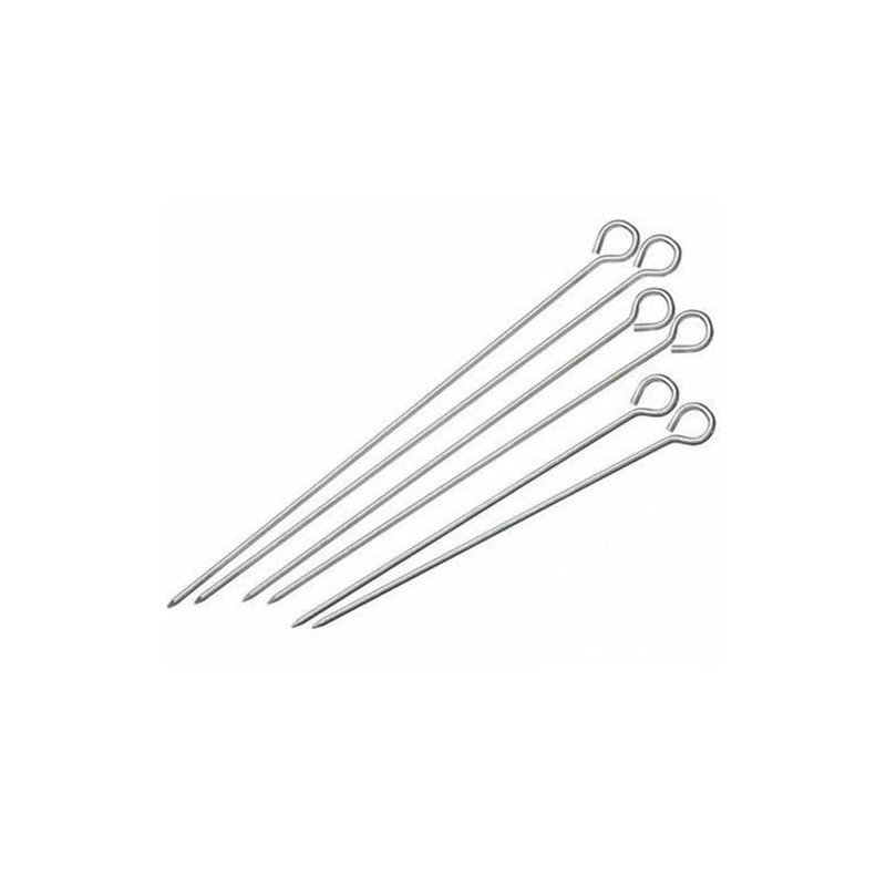 Dynore Stainless Steel 10 inch Barbeque Rods (Skewers)