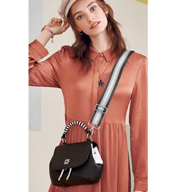 Bag Strap, 5 cm Shoulder Strap for Bags, Multicoloured, Adjustable, Wide Shoulder Strap for Bags for Men and Women, 80-140 cm Adjustable Replacement Bag Strap (Dark Grey)