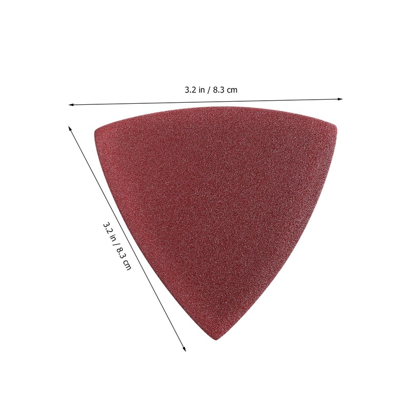 Mobestech 100Pcs Triangle Sanding Pads Sand Paper Sander Tools Sanding