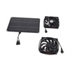 Solar Panel Fan Kit 15W 12V Exhaust Fan with 4.9ft