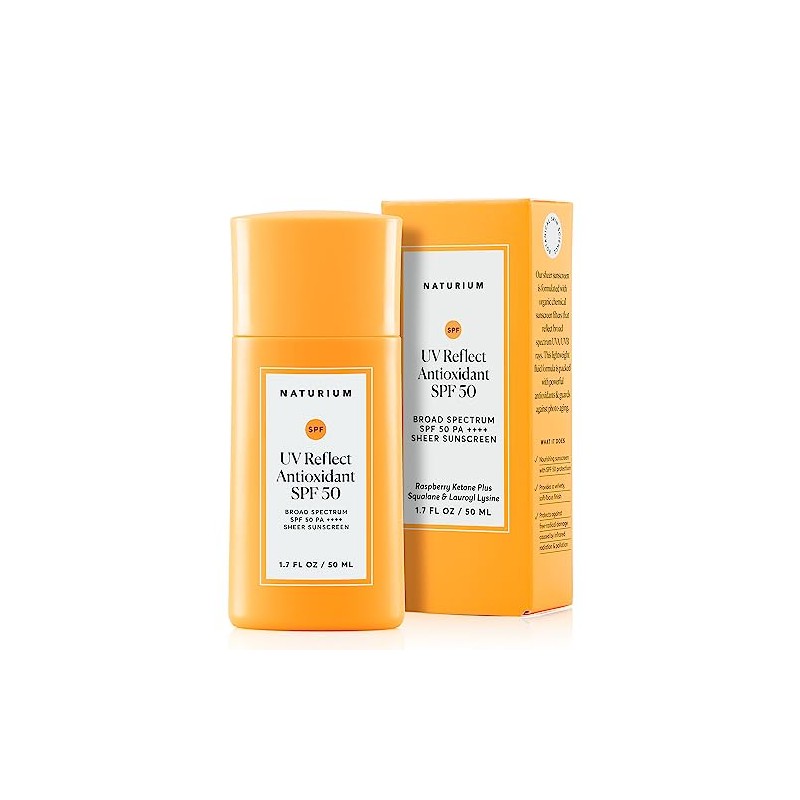 Naturium UV Reflect antioxidante, amplio espectro SPF 50 PA ++++