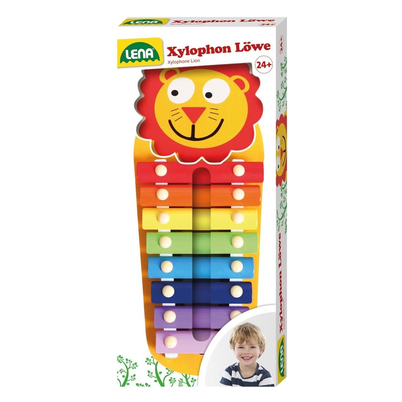 Lena 32170 Wooden Xylophone Lion