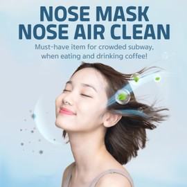 Nose Mask Nose Air Clean Replacement Filter, Add phytoncides (High-end Type, 24SET, Large)