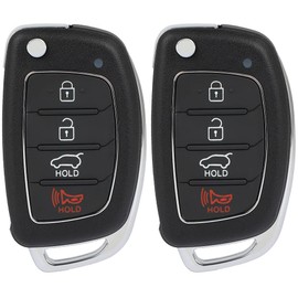 CCIYU Smart Key Fob Keyless Entry Remote (fits Part TQ8RKE-3F04) 2013-2016 Fit for Hyundai Santa Fe 2.0L,2013-2016 Fit for Hyundai Santa Fe 2.4L