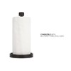 Ivilon Countertop Paper Towel Holder - Modern Knurling End Cap