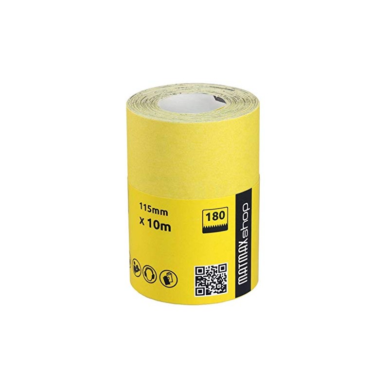 KLINGSPOR (Germany) 115mm x 10m Aluminium Oxide Sandpaper Roll +