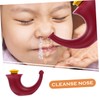 LALAFINA Red Yoga Pot for Nose Wash Sinus Irrigation Made