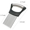 Stainless Steel Onion Holder for Slicing,Onion Slicer Holder,Onion Cutter for