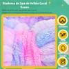 3 diademas de microfibra Triko con moño tie dye desmontable