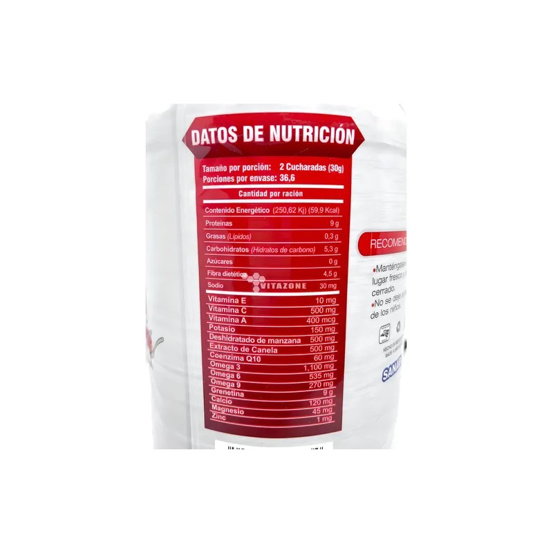 Grenetina Extra Omega 3 6 9 Manzana Canela 1.1 Kg