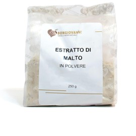 BONGIOVANNI FARINE E BONTA' NATURALI Estratto di Malto In Polvere per Prodotti da Forno - Formato da 250 grammi