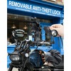 ZHILXN Anti-Theft Motorcycle Phone Mount with Vibration Dampener for ATV