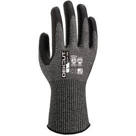 Weed DEXCUT DCP-795 Cut Resistant Level E Touch Panel Compatible Work Gloves, Thin, Equipment Construction, Metal Treatment, Medium Size, Dark Gray
