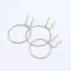 TopHomer 2Pcs Metal Pegboard Organizer Hook Ring Style Orifice Plate