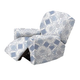 NILUOH Recliner Covers 4-Pieces Stretch Lazy Boy Recliner Chair Covers with Pocket Floral Pattern Reclining Slipcovers Soft Sofa Slipcover Furniture Protector for Pets Kids (Recliner, Pattern 55)