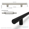 oppali Black Stainless Steel 304 Entrance Door Pull Handle |