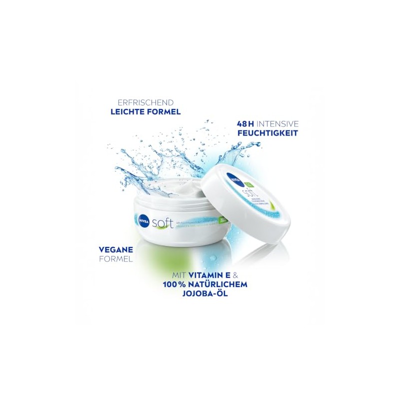 Nivea soft Creme 100ml Erfrischende Feuchtigkeitscreme