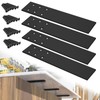 Eegoowa 4-Pack Countertop Support Brackets Hidden Countertop Support 0.25" Thick