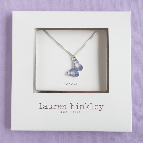 Lauren Hinkley Necklace | Purple Butterfly Magic