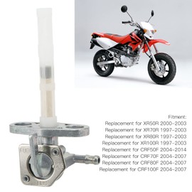 Aramox - Válvula de Interruptor de Tanque de Combustible para Tanque de Gas, Encendido Y Apagado, Repuesto de Aluminio RES para XR50R XR70R XR80R XR100R CRF50F CRF70F CRF80F CRF100F CRF150F CRF230F
