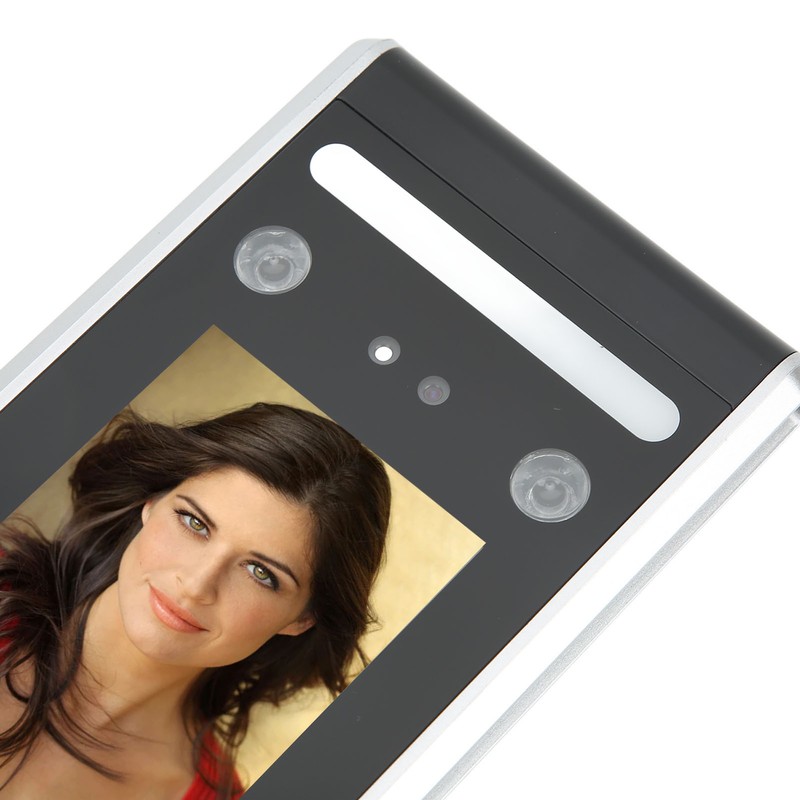 Time Clock Face Recognition Password Attendance Machine 4.3in Touchscreen Infrared