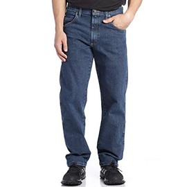 Wrangler Men's The Rugged Relaxed Fit Jeans, Medium Stone, 34x29