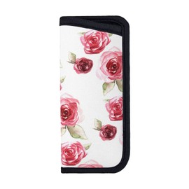 Rose Flower Patterns Eyeglasses Bag Soft Glasses Pouch Unisex Eyewear Case Light Neoprene Portable Sunglasses Bags for Women Girl