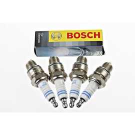 BOSCH Spark Plug SET x4 pcs Petrol Fits SACHS Motorcycles Prima 0.05L 1970-