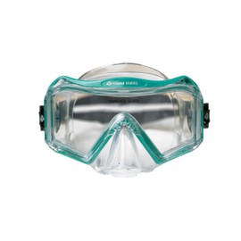 Hawaii Divers Tri View Adult Snorkel Dive Mask, Teal/Black, One Size