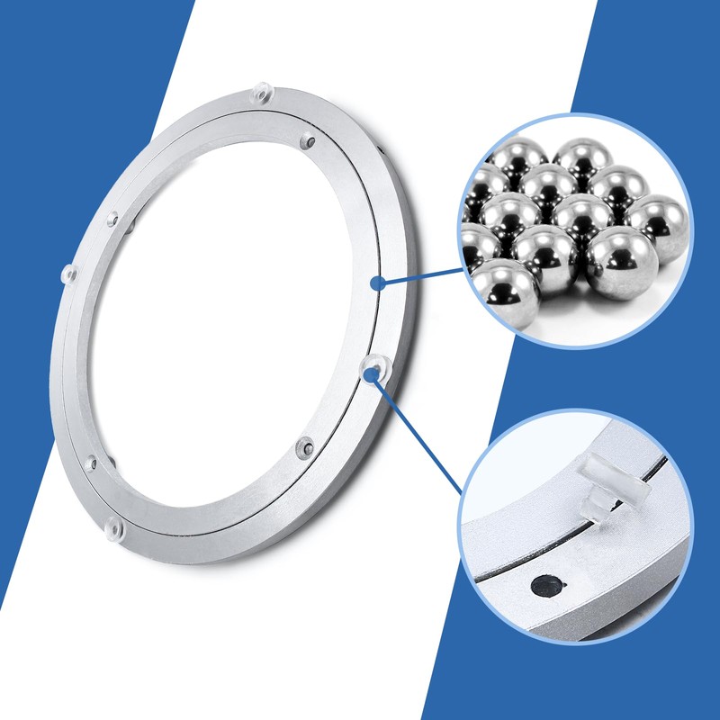Cionyce 1 Pack 10 Inch Aluminium Alloy Turntable Bearing Lazy