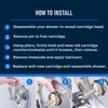 Essential Values Replacement Compatible with Moen 1222 Replacement Cartridge –