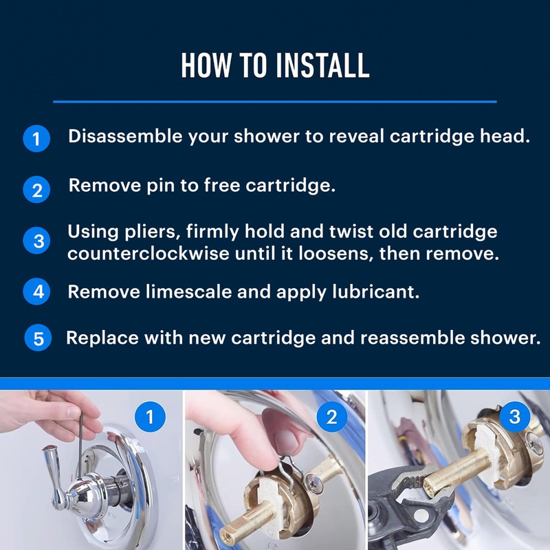 Essential Values Replacement Compatible with Moen 1222 Replacement Cartridge –