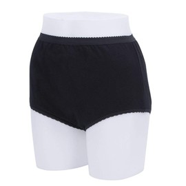 P&S Healthcare Small Black Ladies Protective Incontinence Brief