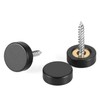 20 PCS Screw Covers Caps (Solid Brass Construction) Mirror Screws
