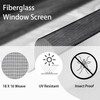 36 in x 50 ft Fiberglass Window Screen Mesh, Window