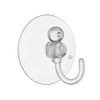SUCTION SUCKER WINDOW HOOKS CLEAR PLASTIC HOOK 45MM ( pack