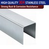HW HAMWOO 20 Guage 304 Stainless Steel T/50 Staples,4 Sizes