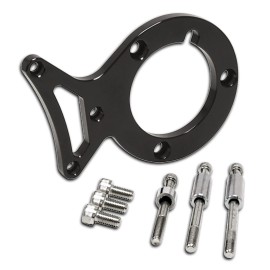 CFR Performance For 1979-1993 Ford Mustang 5.0 Aluminum Power Steering Bracket Set Black