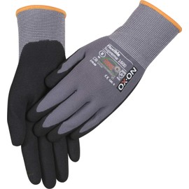 HandschuhMan. OX-ON Flexible Supreme Work Gloves Nitrile Assembly Gloves Size 6-12 (6 Pairs Size 12)