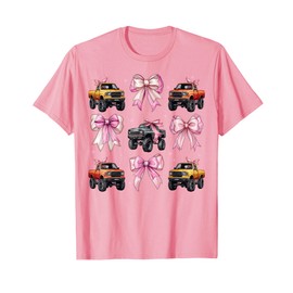 Coquette Bow Rc Truck RC Racing Remote Control Girl Mom T-Shirt