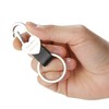 PESOENTH Men Leather Keyring Heart Car Key Chain Ring Bag