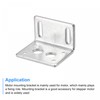 sourcing map Motor Bracket Motor Mounting Holder 30x46x38mm Silver Tone