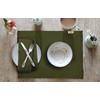 Vargottam Dark Olive Green Home Decor Cotton Flex Reversible Fabric