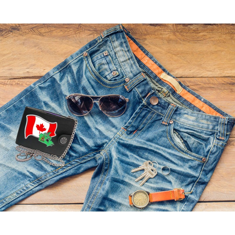 Klassek Canada Flag Canadian Map and Coat of Arms COA