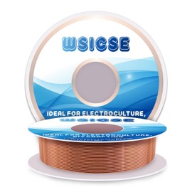 20 Gauge 100 FT 99.9% Soft Copper Wire, 0.8mm Diameter Craft Copper Wire for Electroculture, Gardening, Jewelry Making, Beading, DIY Artwork