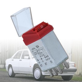 Puruoda 2015400845 Overload Protection Relay Compatible with Mercedes W124 W126 W201 R107 W201 Suitable for Most Models of R107, W123, W124, W126, W201, W460, W461 1265404745