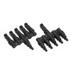 1 Pair Solar Panel Connector T Branch Cable Splitter Coupler