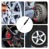 lasuroa Car Brake Measuring Tool, 5.31x0.51in Brake Pad Thickness Gauge